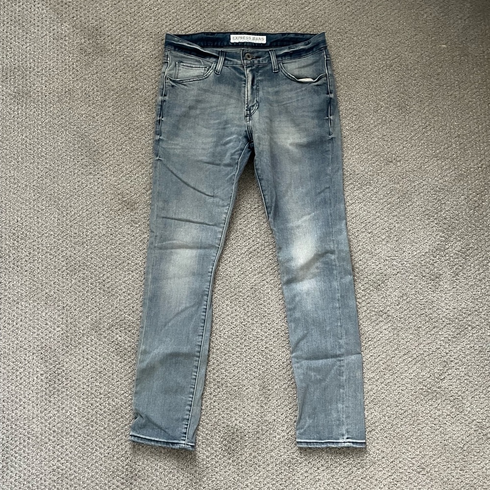 Express Alec Super Skinny Jeans
